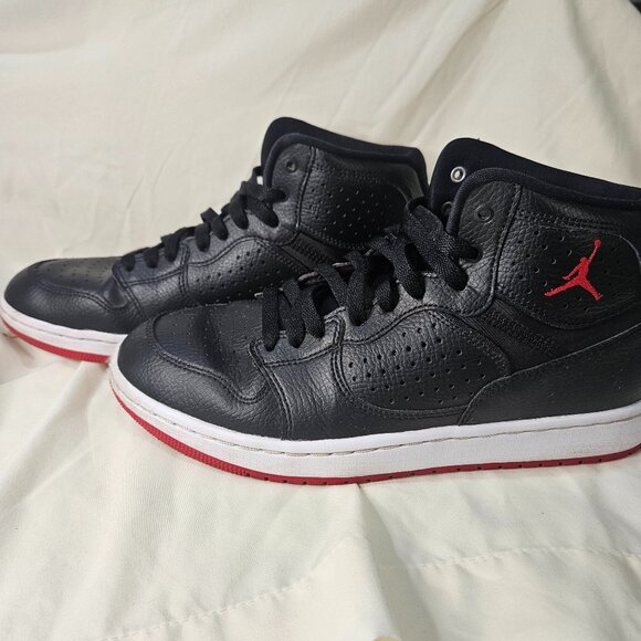 Nike Air Jordan Access Black with Red Accent Men's Size 8.5 - Picture 1 of 7